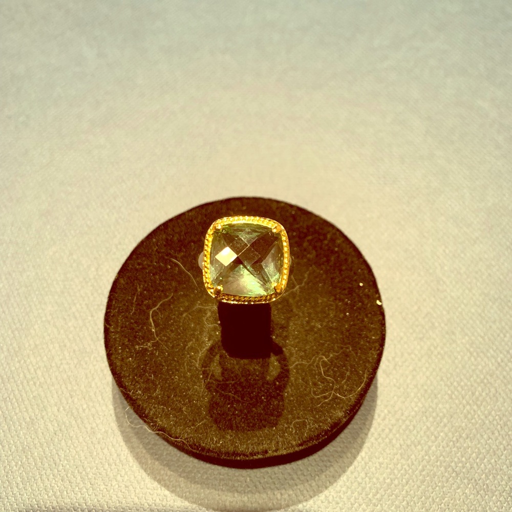Green Sapphire cocktail ring